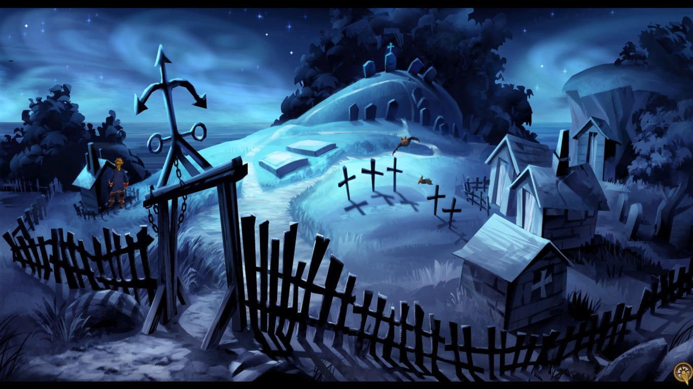 Monkey Island game wallpaper #16 - 1366x768