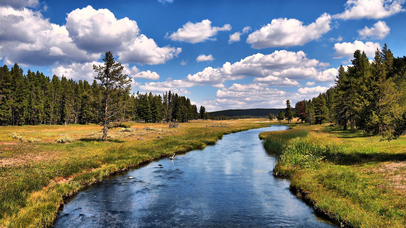 Velké malebná krajina tapety (2) #10 - 1366x768