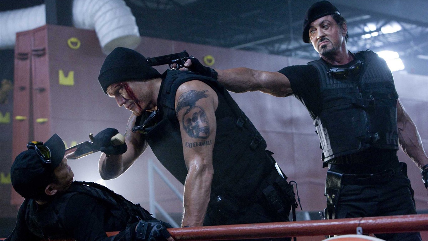 The Expendables 敢死队 高清壁纸1 - 1366x768