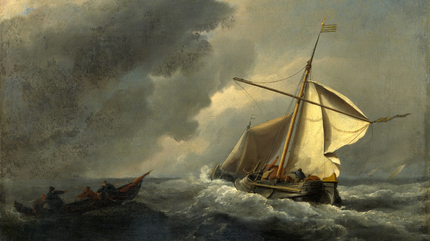 倫敦畫廊帆船 壁紙(一) #8 - 1366x768