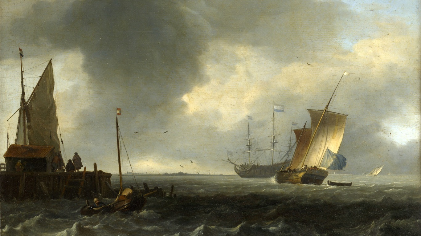 倫敦畫廊帆船 壁紙(一) #16 - 1366x768