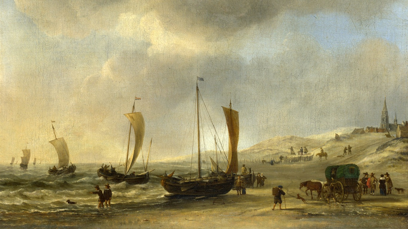 伦敦画廊帆船 壁纸(二)17 - 1366x768
