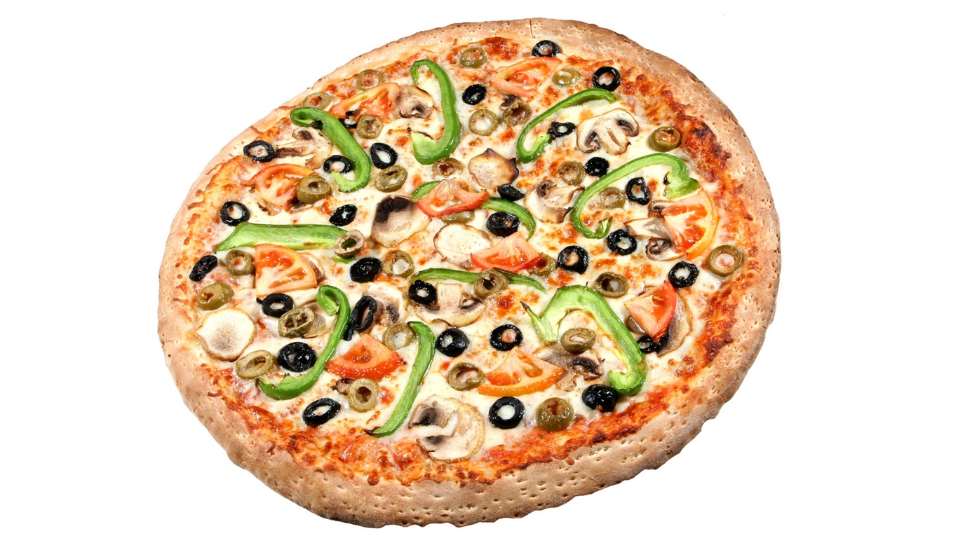 Pizza Jídlo tapety (4) #8 - 1366x768