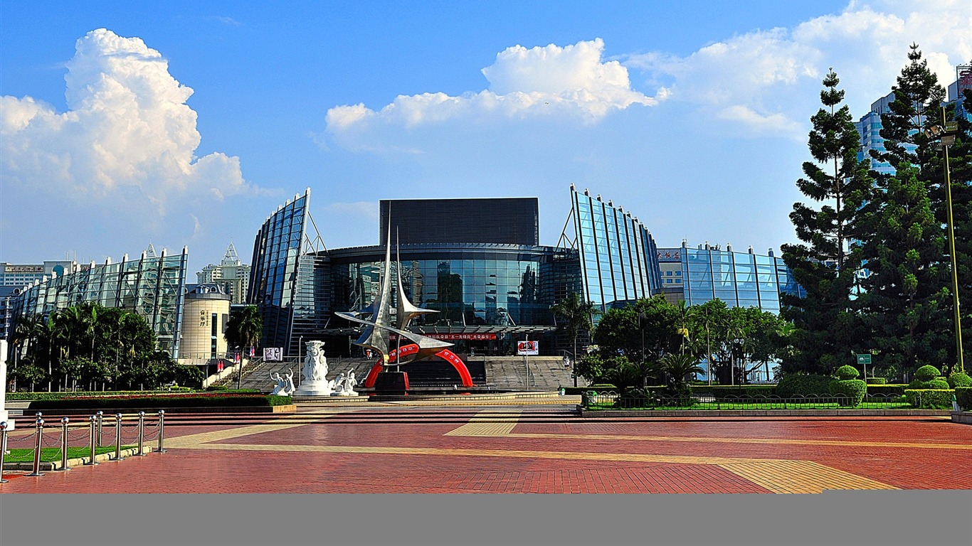 Fuzhou calle con el disparo (foto de Obras del cambio) #8 - 1366x768