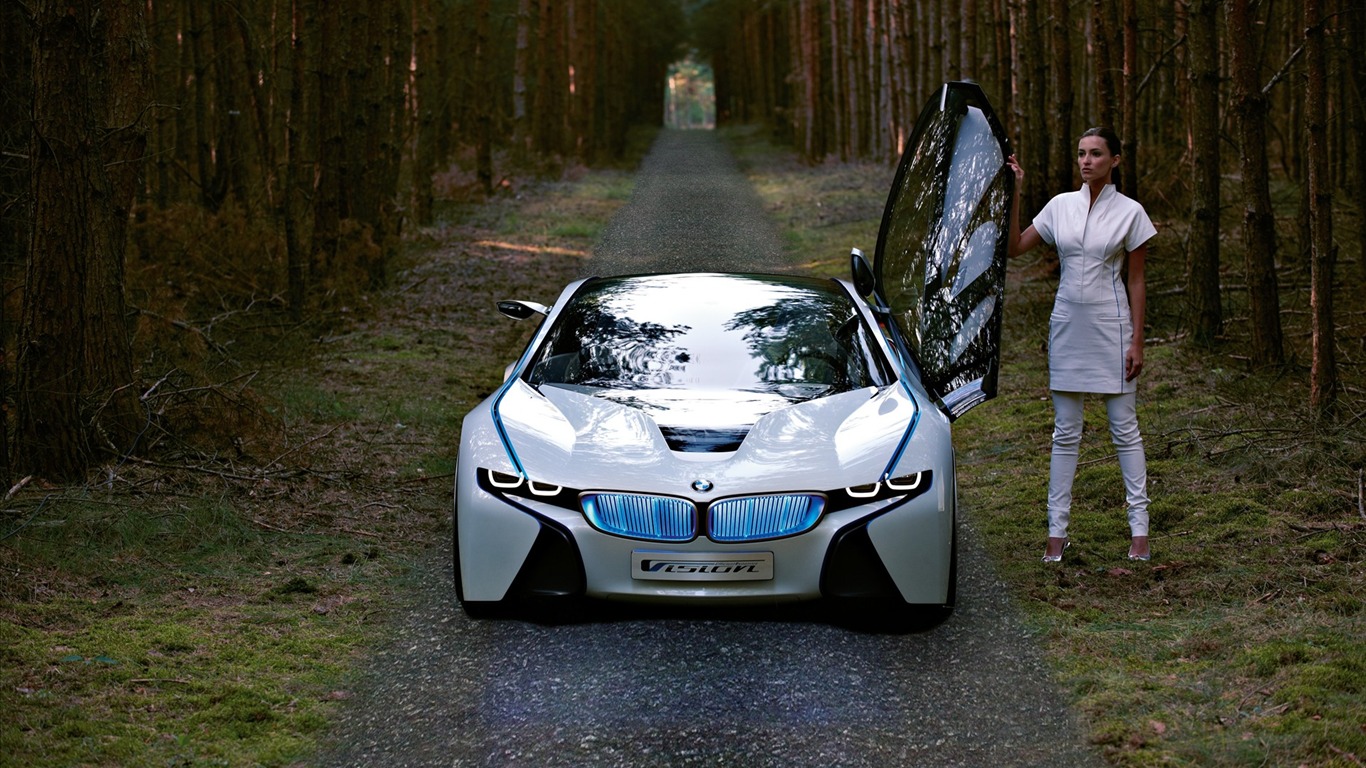 Fond d'écran BMW concept-car (2) #5 - 1366x768
