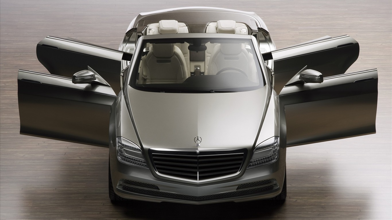 Mercedes-Benz fondos de escritorio de concept car (1) #6 - 1366x768