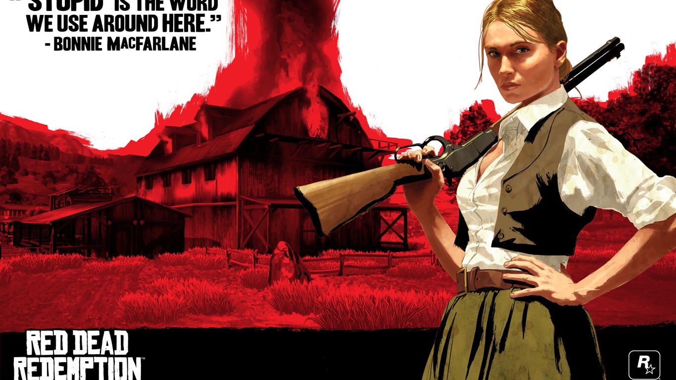 Red Dead Redemption HD wallpaper #1 - 1366x768