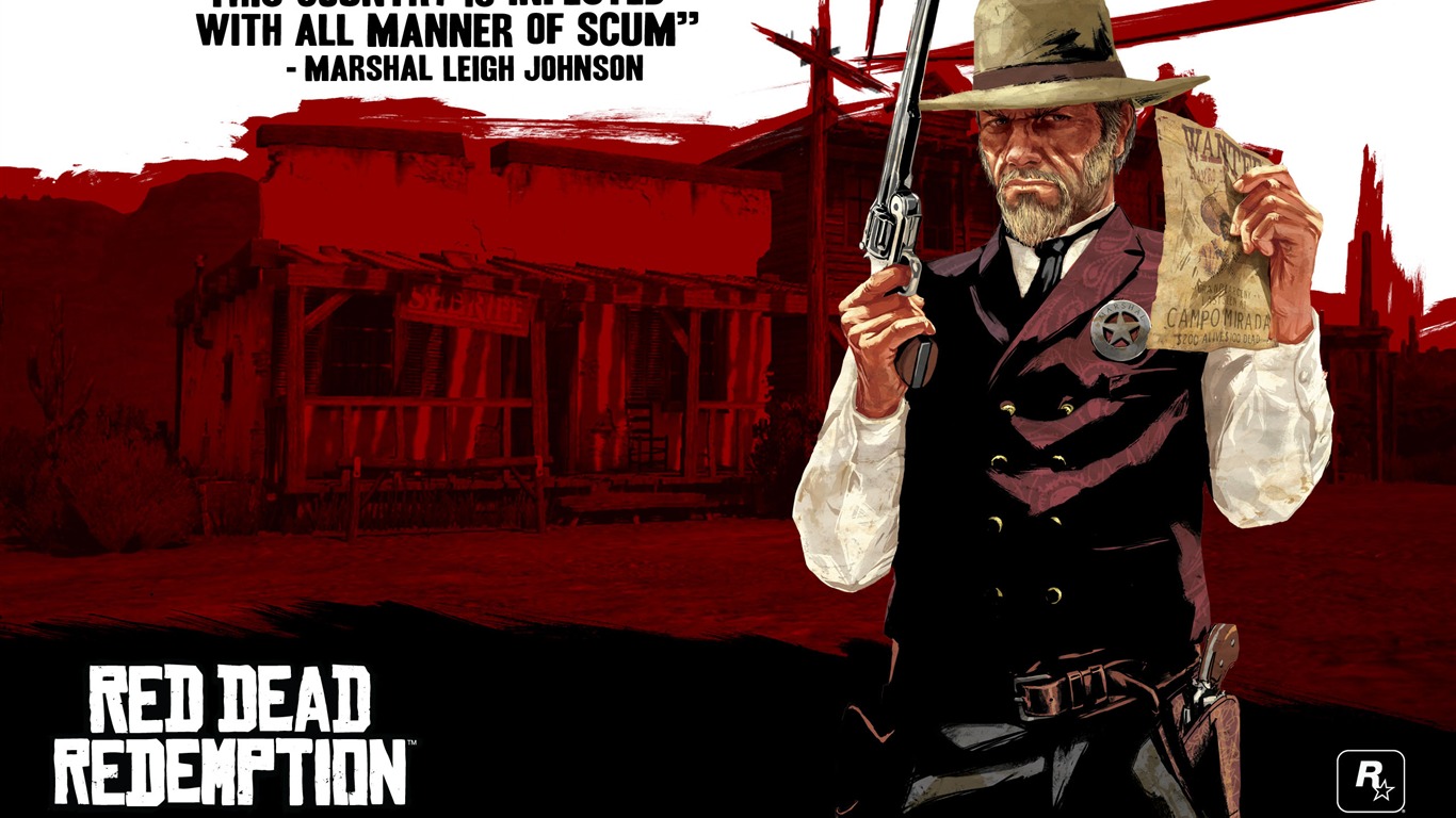 Red Dead Redemption HD wallpaper #19 - 1366x768