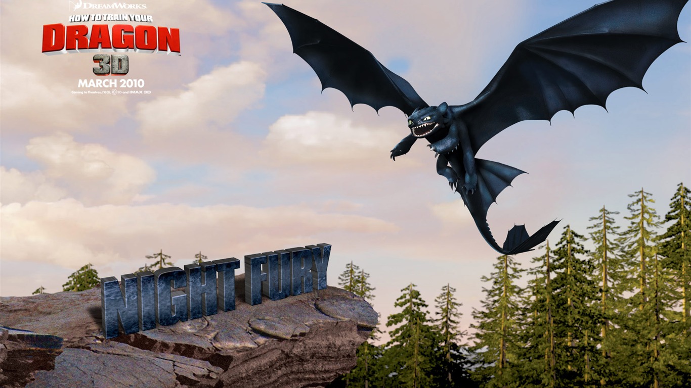 How to Train Your Dragon 驯龙高手 高清壁纸12 - 1366x768