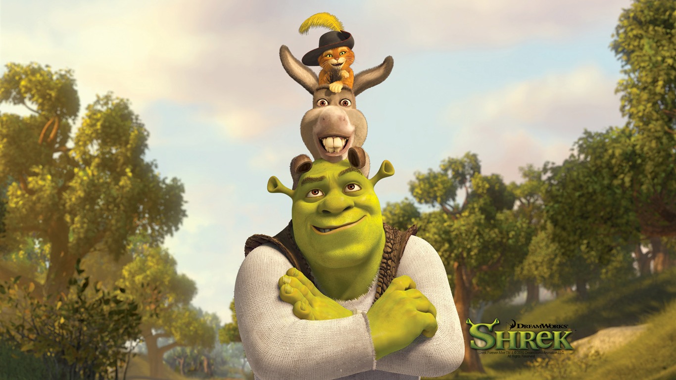 Shrek Forever After HD wallpaper #11 - 1366x768