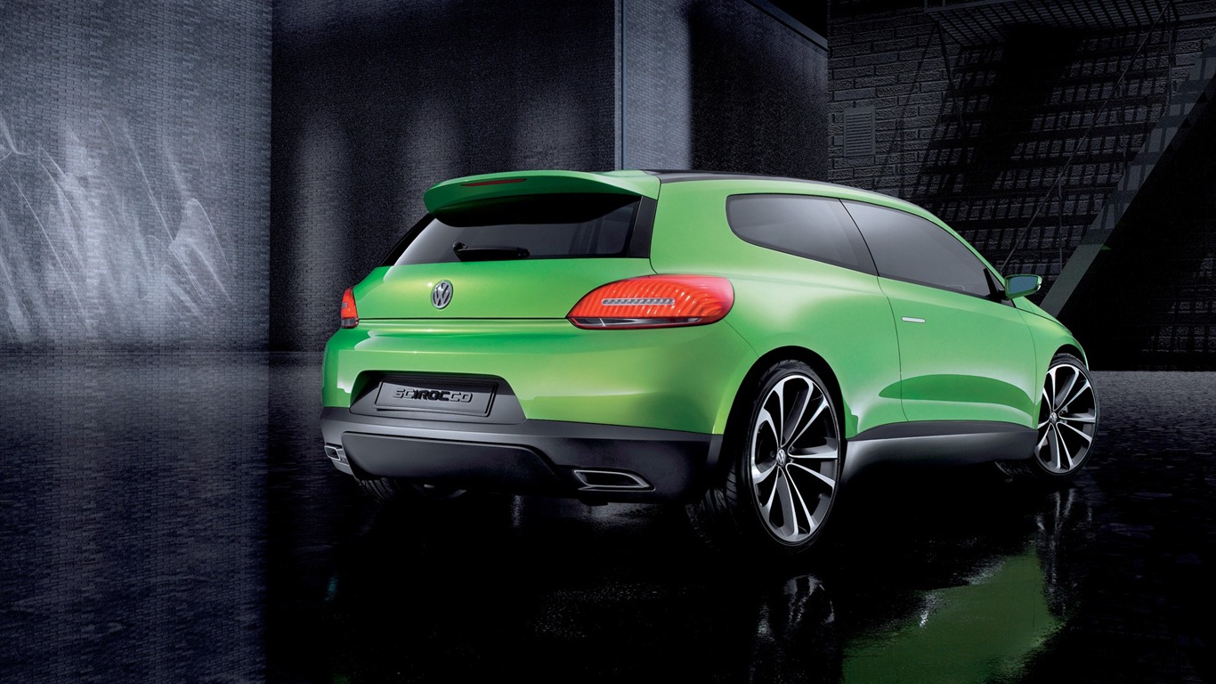 Volkswagen concept car wallpaper (2) #4 - 1366x768