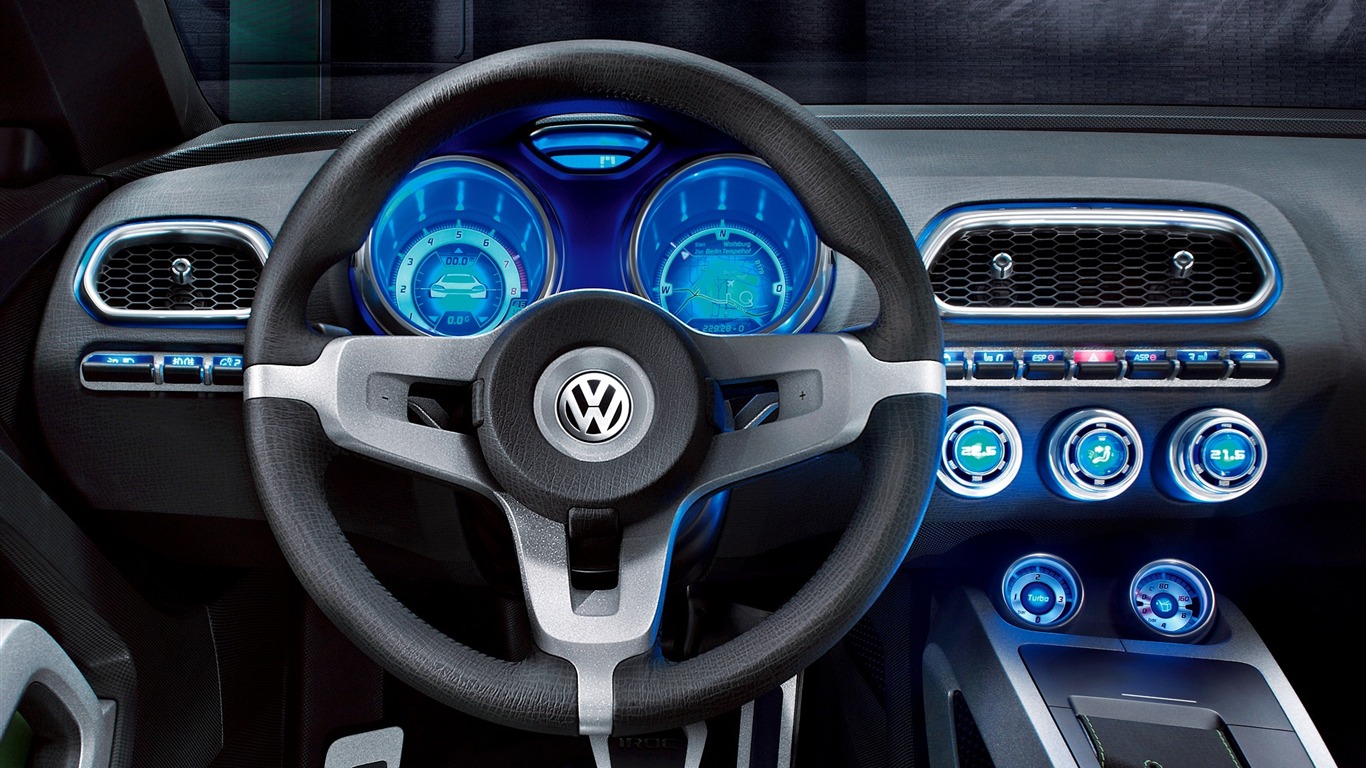 Volkswagen concept car wallpaper (2) #6 - 1366x768