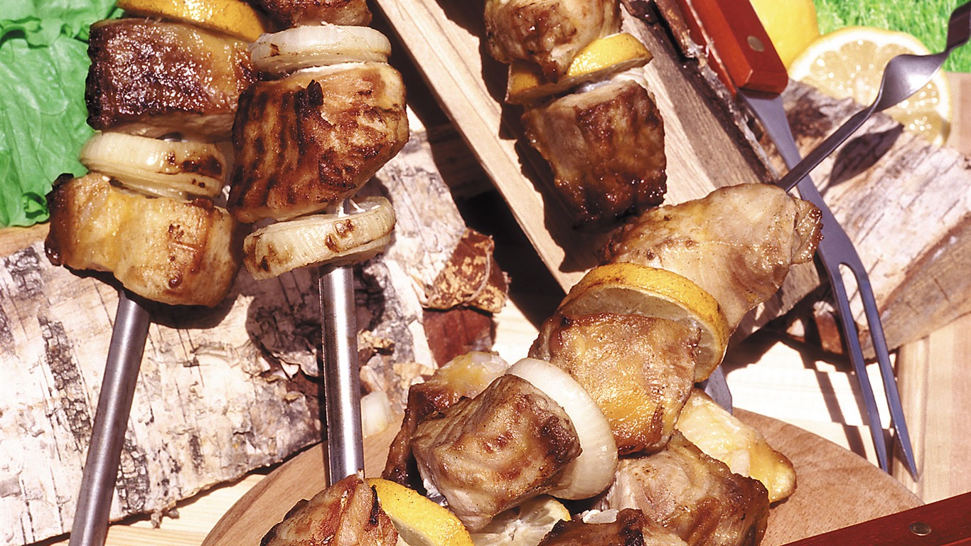 Delicious barbecue tapety (5) #2 - 1366x768
