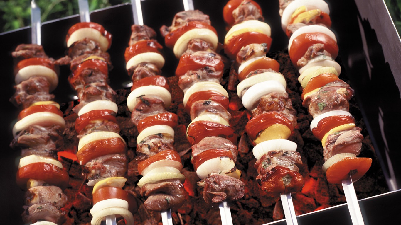 Delicious barbecue tapety (5) #5 - 1366x768