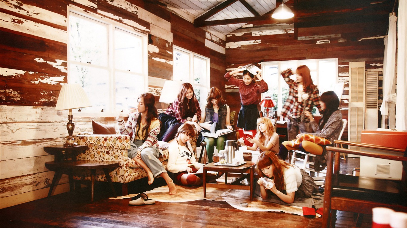 소녀 시대 바탕 화면 (5) #12 - 1366x768