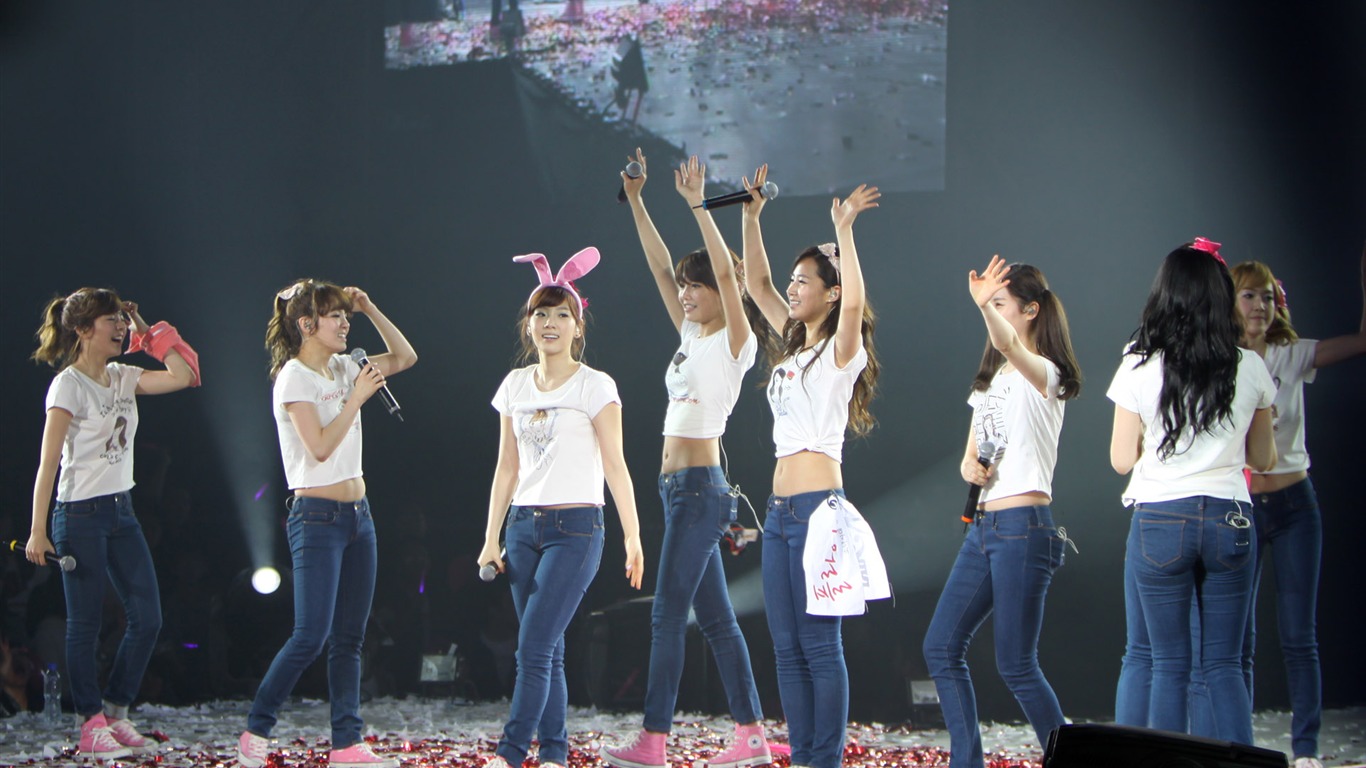 Girls Generation fondos de escritorio de concierto (1) #20 - 1366x768