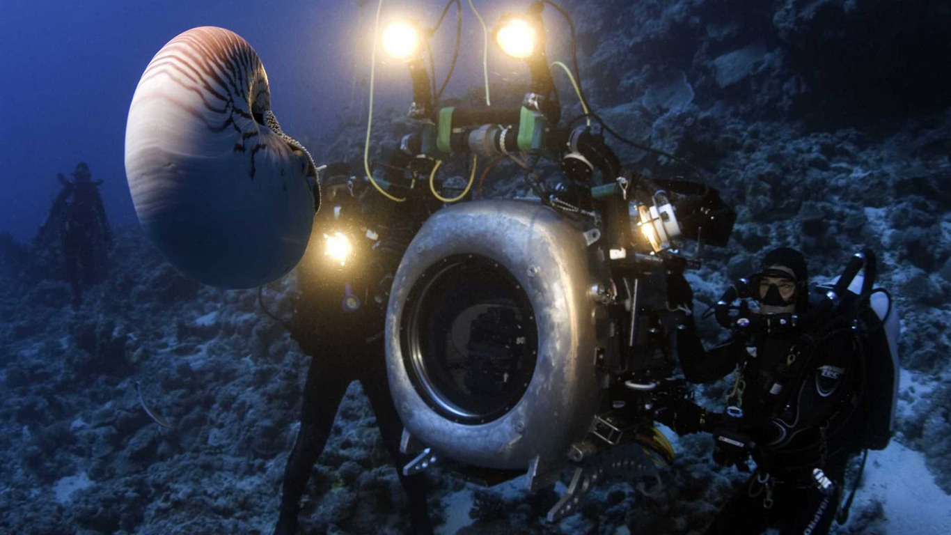 Dans le cadre du fond d'écran Sea 3D HD #22 - 1366x768