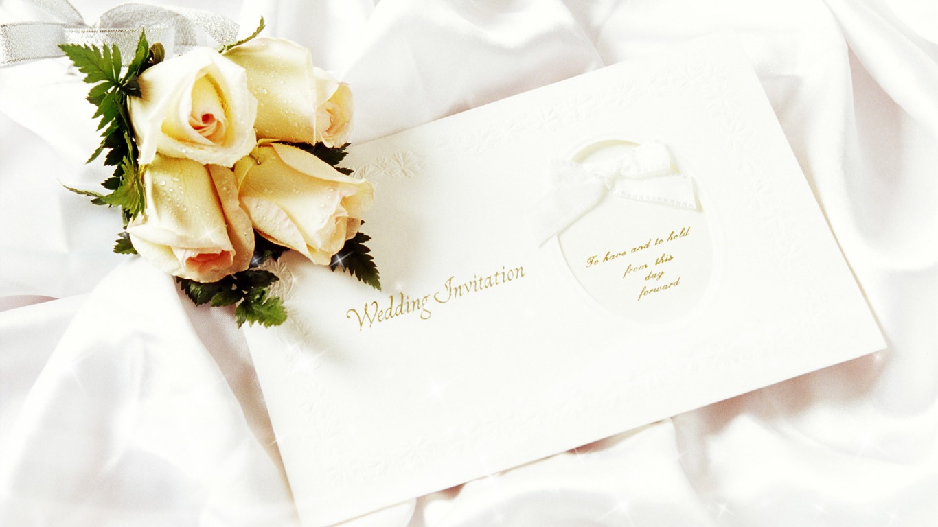 Weddings and Flowers wallpaper (1) #6 - 1366x768
