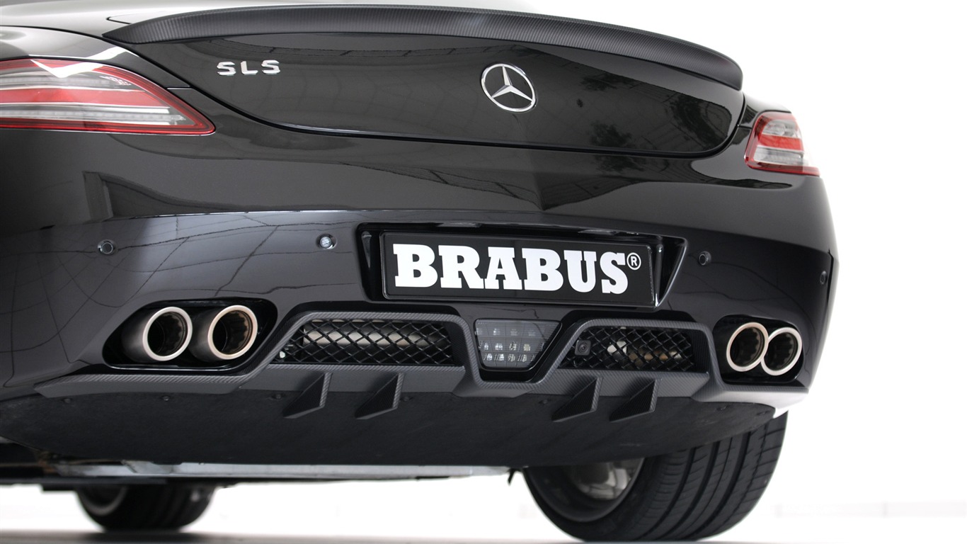 Brabus 벤츠 AMG 뒷좌석 SLS - 2010의 HD 벽지 #17 - 1366x768