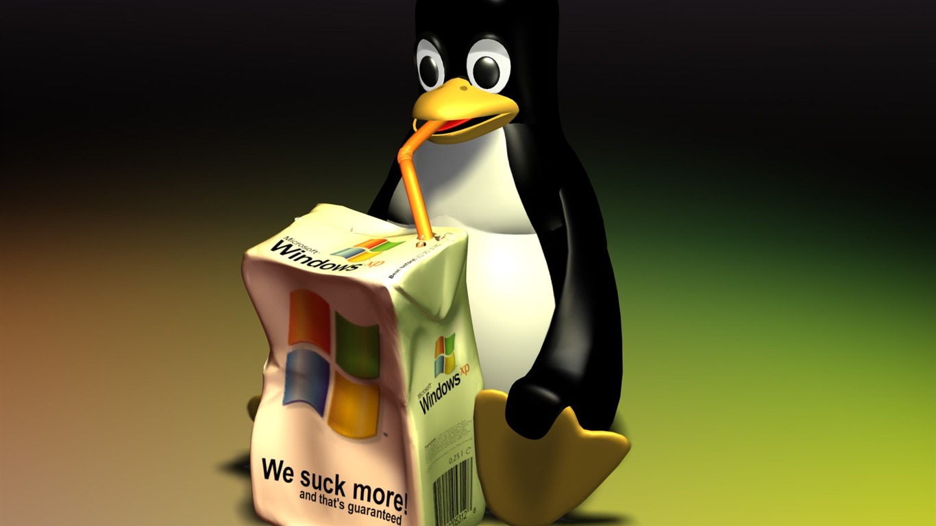 Linuxの壁紙 (1) #7 - 1366x768