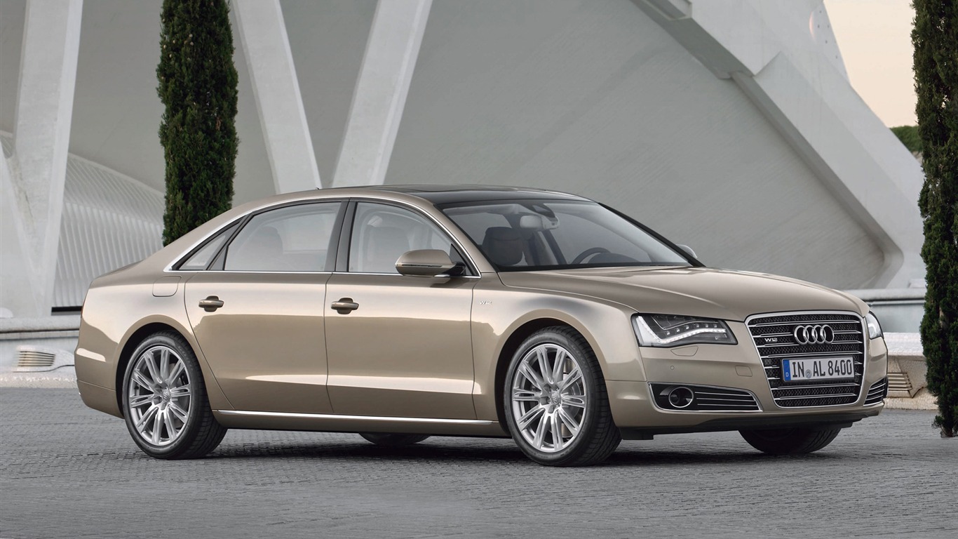 Audi A8 L W12 Quattro - 2010 HD wallpaper #11 - 1366x768