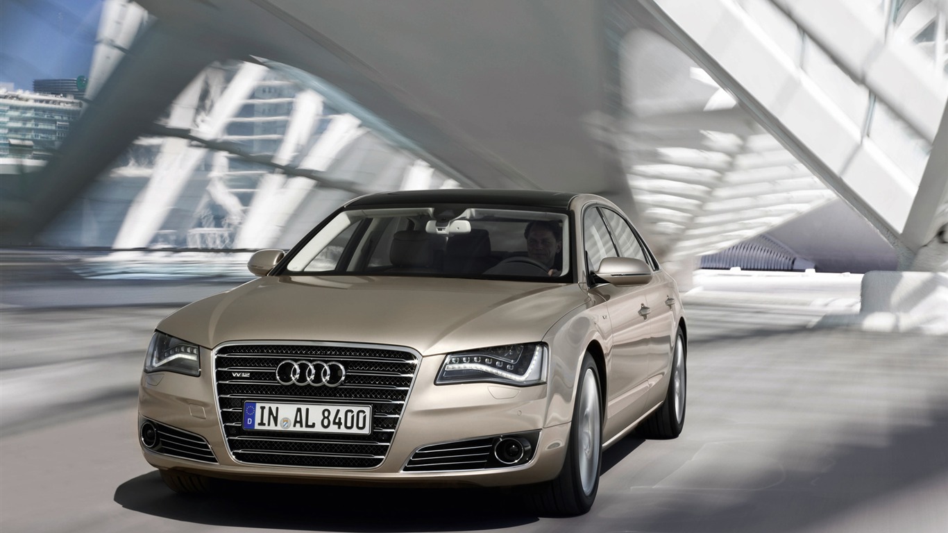 Audi A8 L W12 Quattro - 2010 HD tapetu #17 - 1366x768