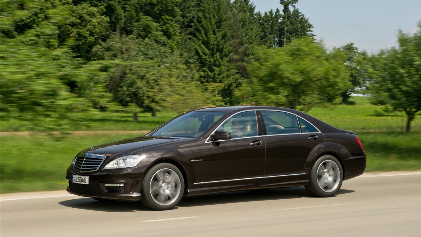 Mercedes-Benz S63 AMG - 2010 HD tapetu #9 - 1366x768