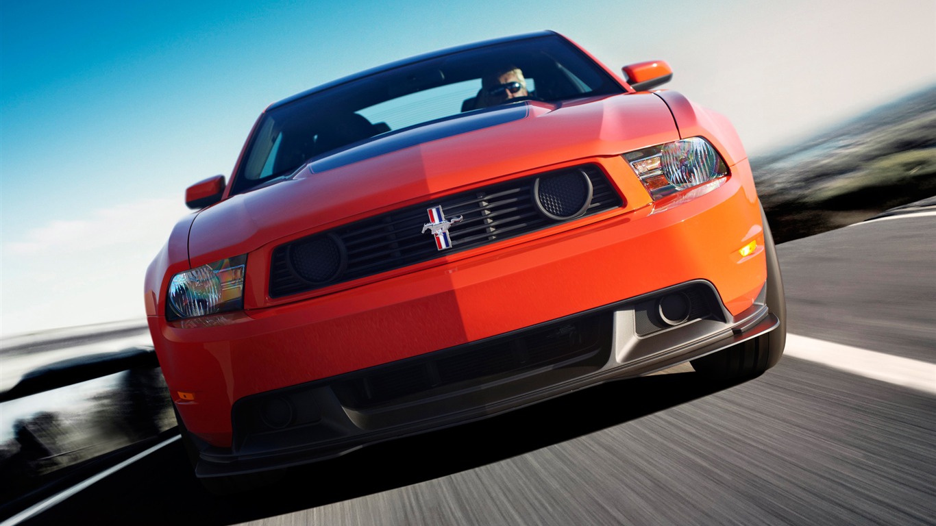 Ford Mustang Boss 302 - 2012 HD wallpaper #1 - 1366x768