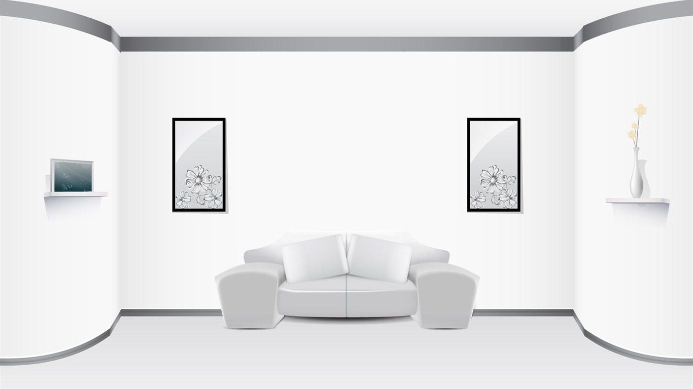 Vector home wallpaper (3) #9 - 1366x768