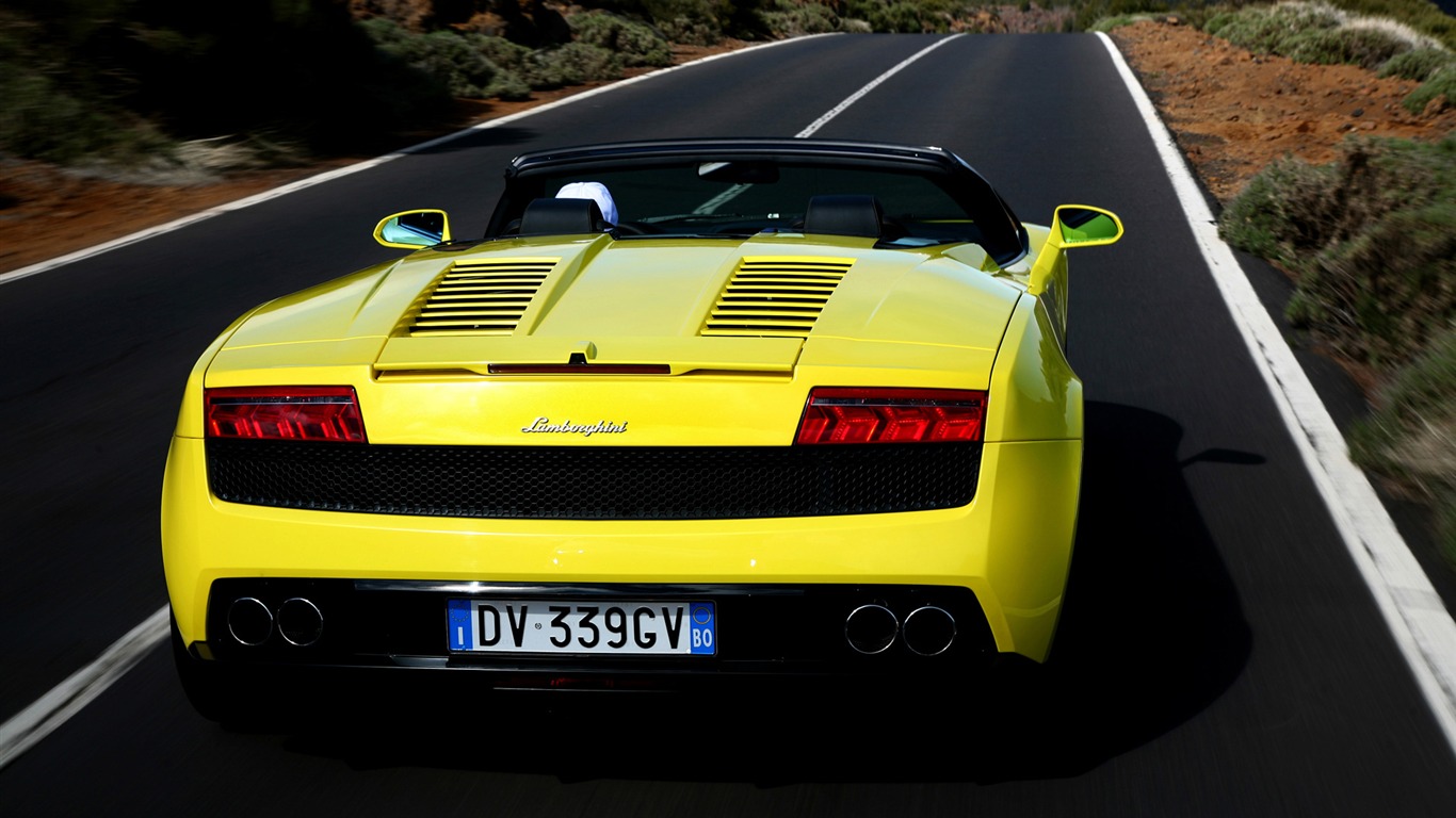 Lamborghini Gallardo LP560-4 Spyder - 2009 HD wallpaper #11 - 1366x768