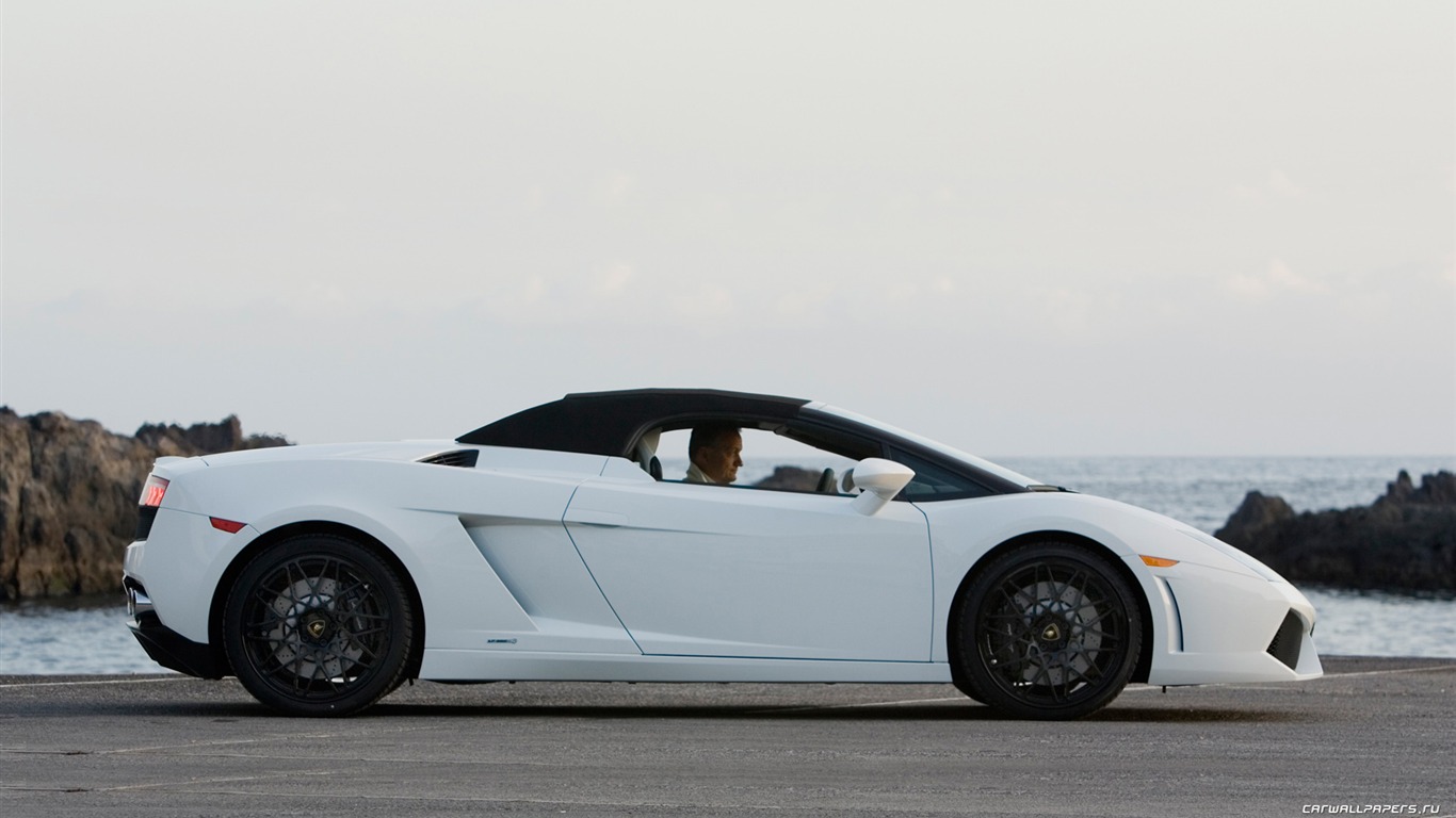 Lamborghini Gallardo LP560-4 Spyder - 2009 HD tapetu #32 - 1366x768