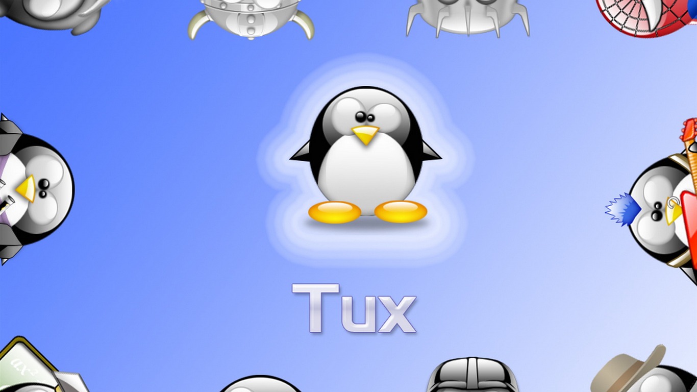 Linux 主題壁紙(三) #10 - 1366x768