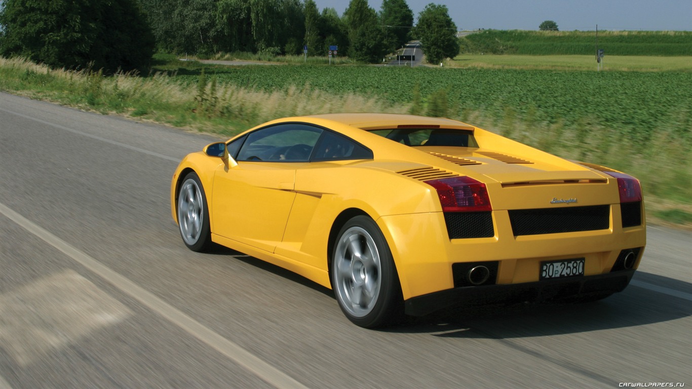 Lamborghini Gallardo - 2003 fondos de escritorio de alta definición #30 - 1366x768