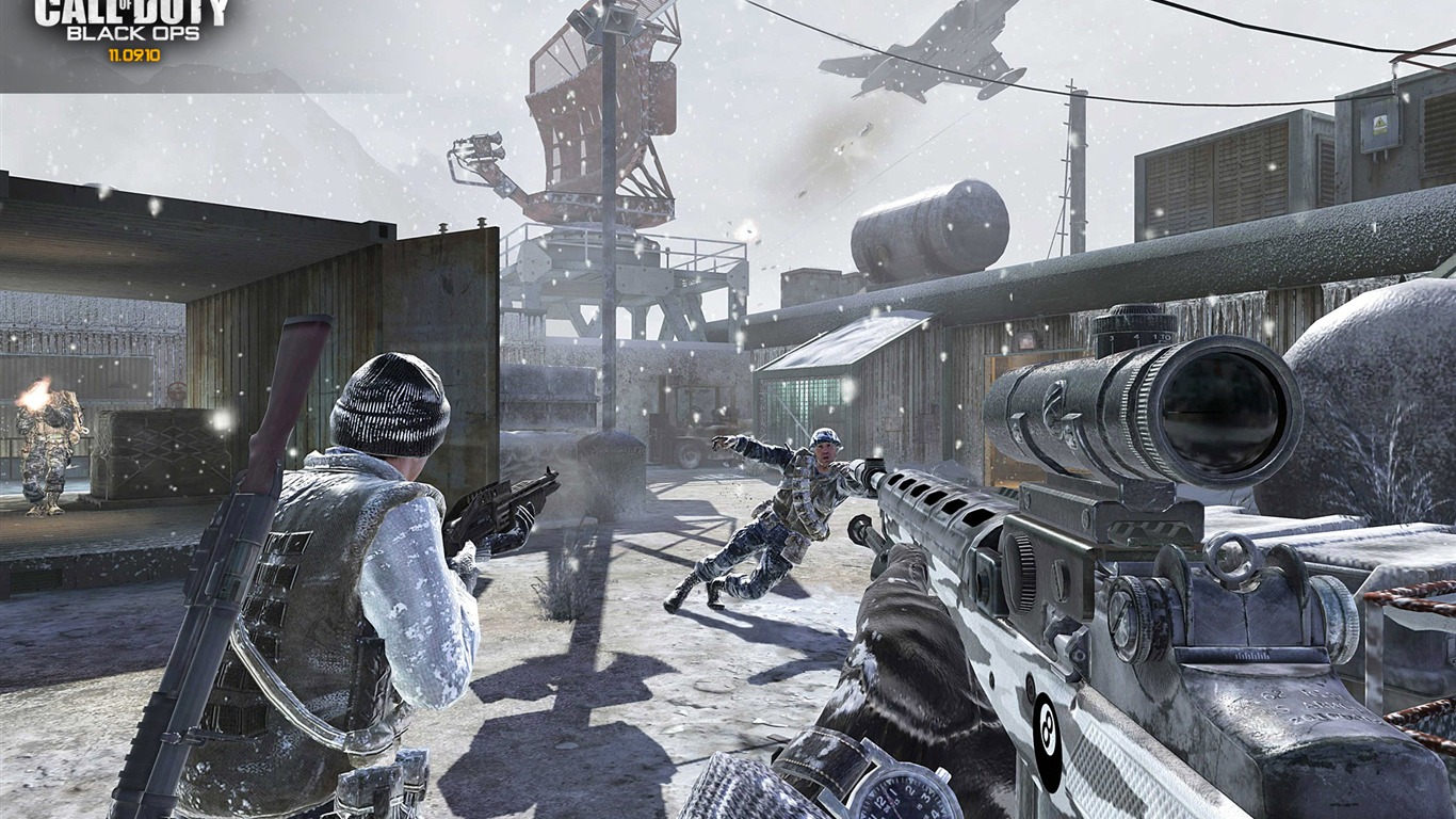 Call of Duty: Negro Ops fondos de escritorio de alta definición (2) #17 - 1366x768
