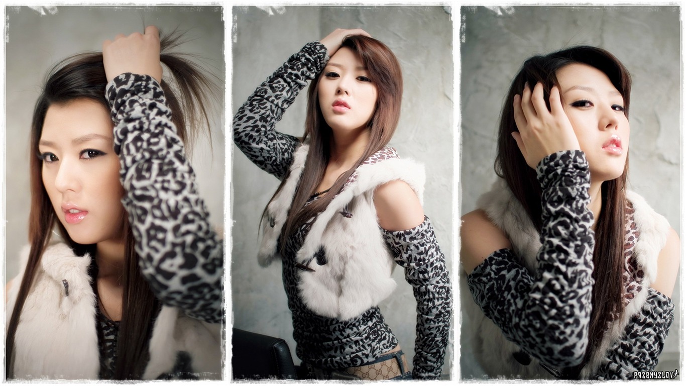 韩国车展模特 Hwang Mi Hee & Song Jina1 - 1366x768