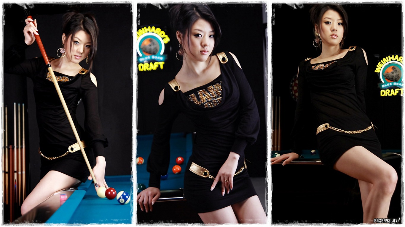 Korejský autosalonu model Hwang Mi Hee Song & Jina #11 - 1366x768