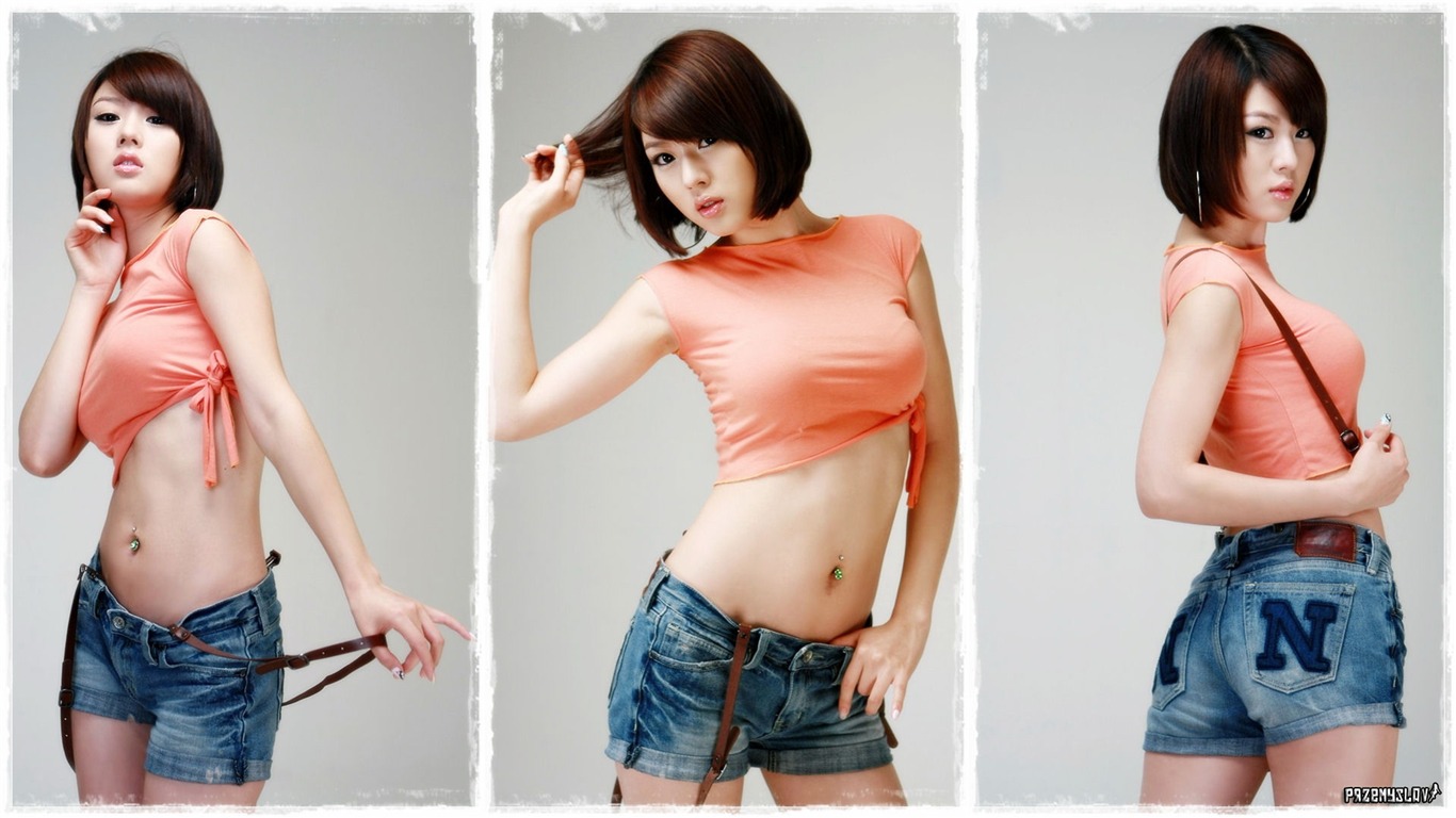 Korejský autosalonu model Hwang Mi Hee Song & Jina #13 - 1366x768