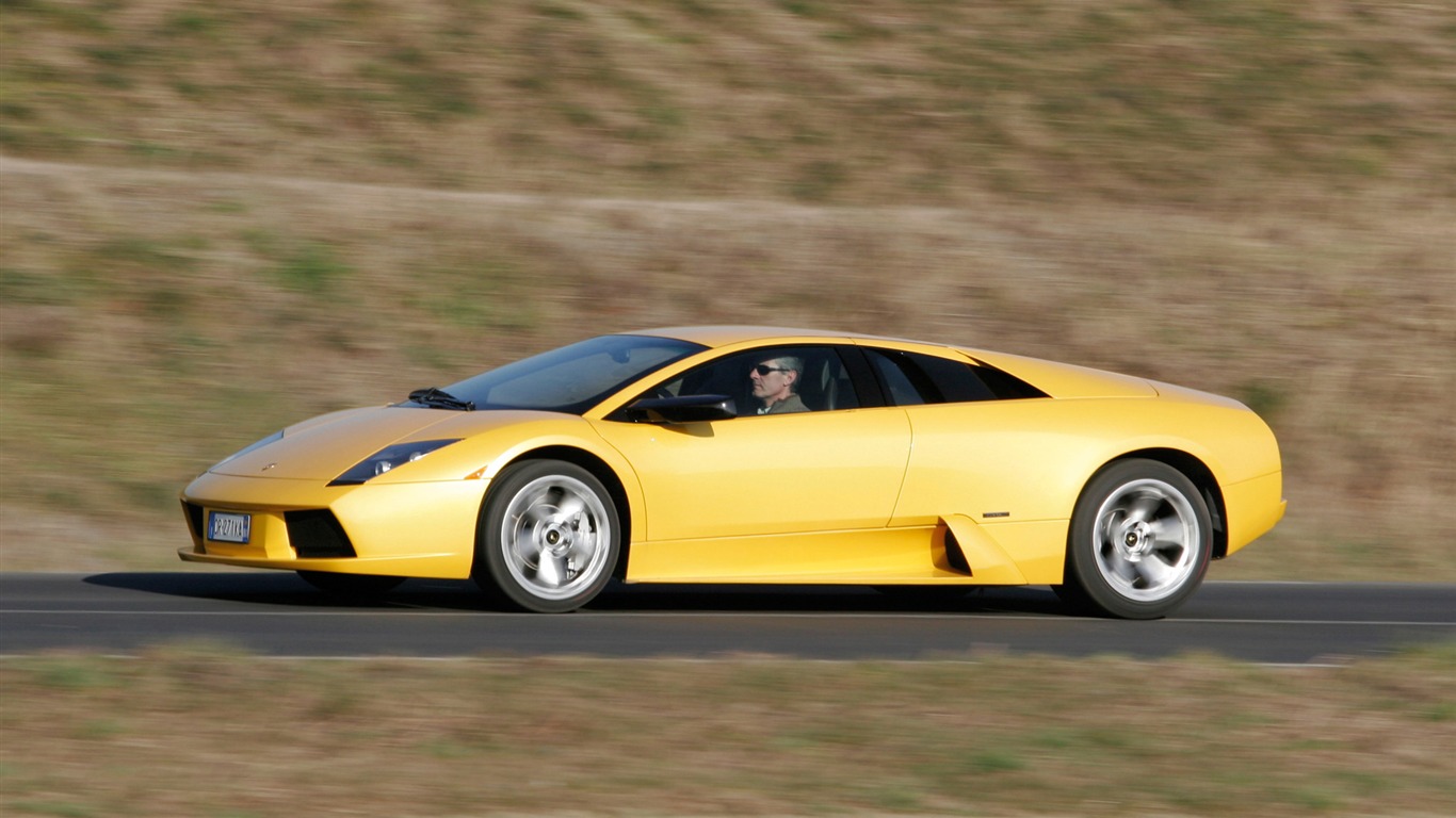 Lamborghini Murcielago - 2005 HD обои #4 - 1366x768
