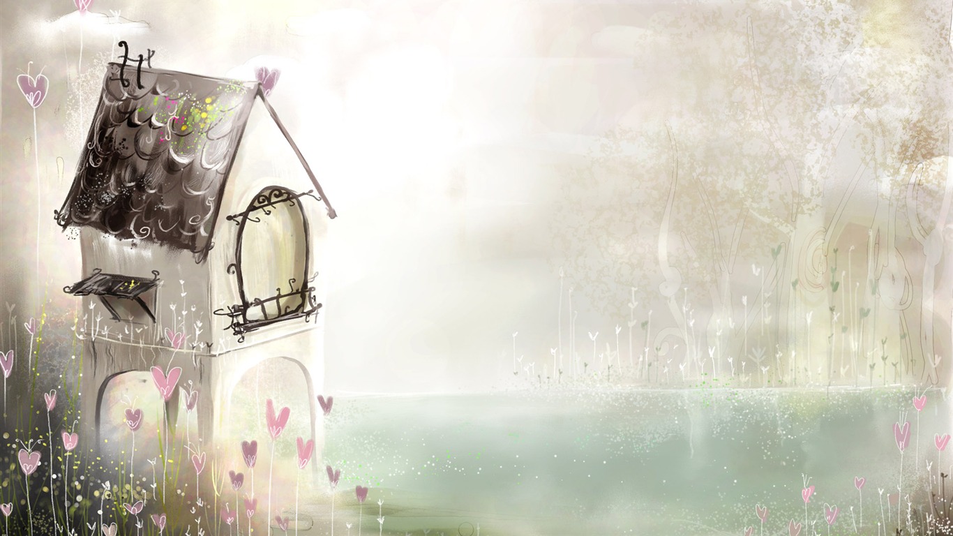 Hand-painted Fantasy Wallpapers (1) #14 - 1366x768
