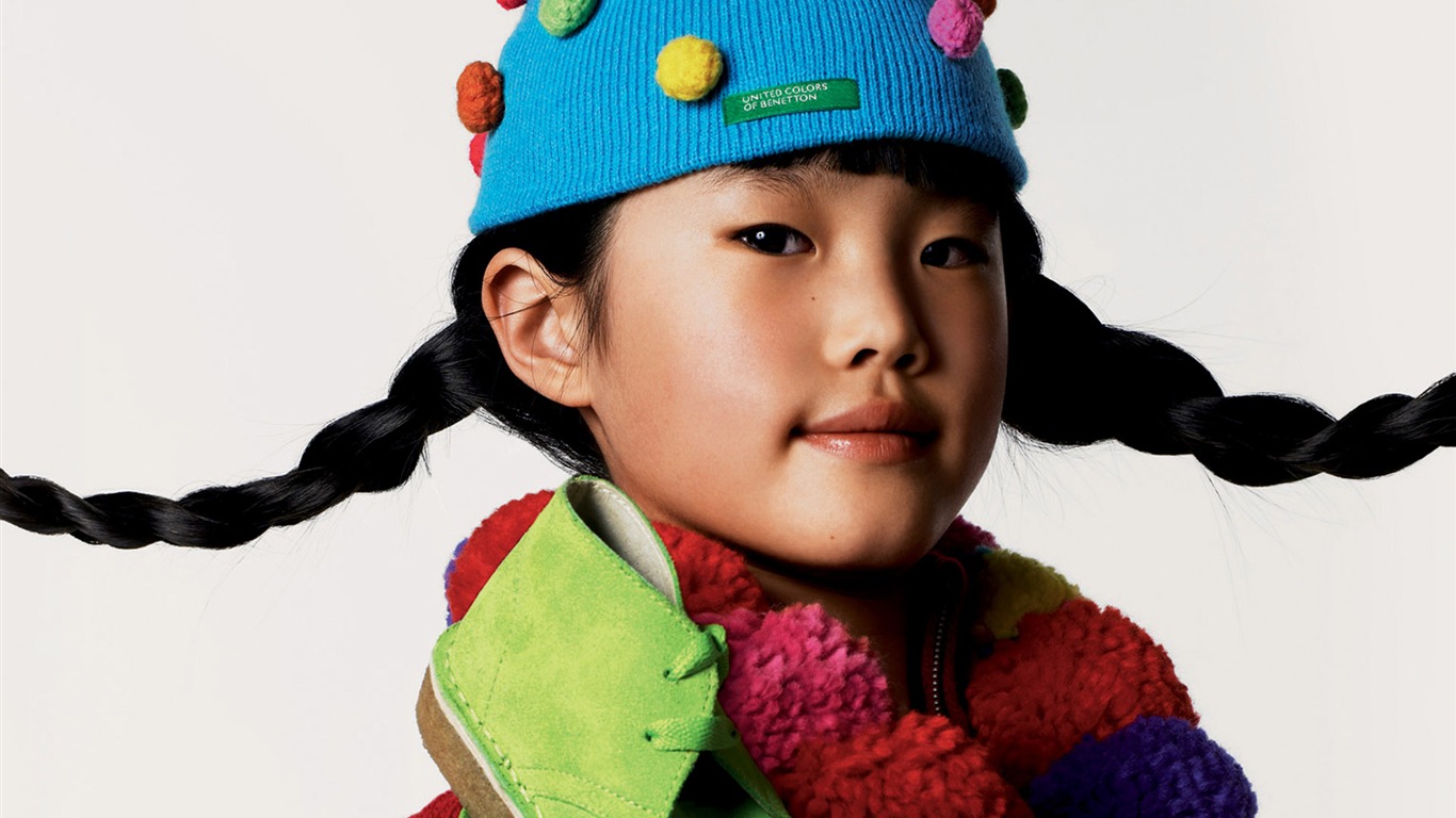 Colorful Children's Fashion Wallpaper (3) #6 - 1366x768