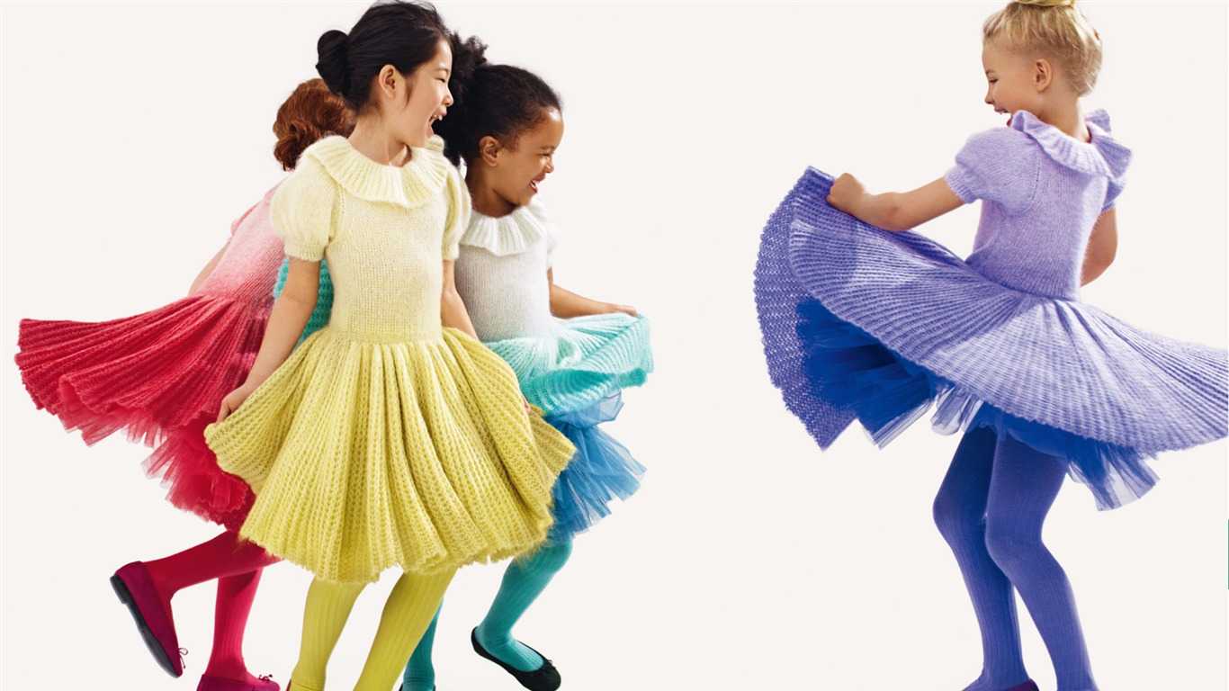 Colorful Children's Fashion Wallpaper (3) #13 - 1366x768