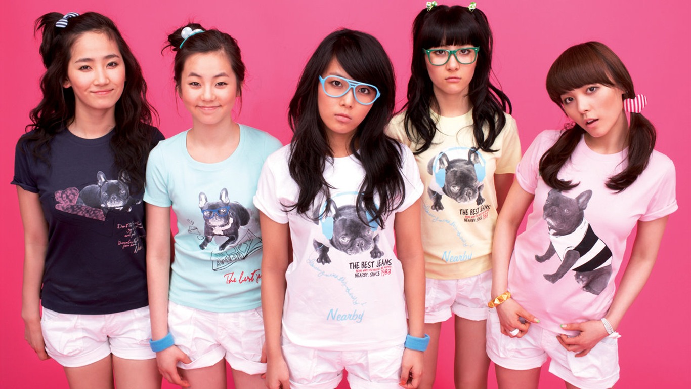 Wonder Girls Korejština krásu portfolio #1 - 1366x768