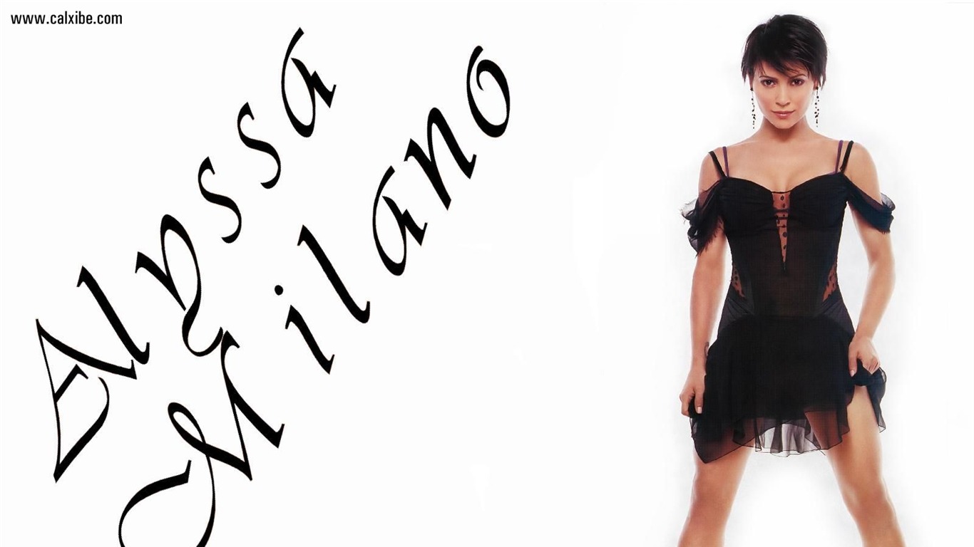 Alyssa Milano 艾莉莎·米兰诺 美女壁纸(二)25 - 1366x768