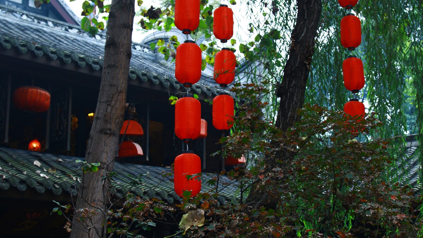 Chengdu zobrazení tapety (1) #16 - 1366x768