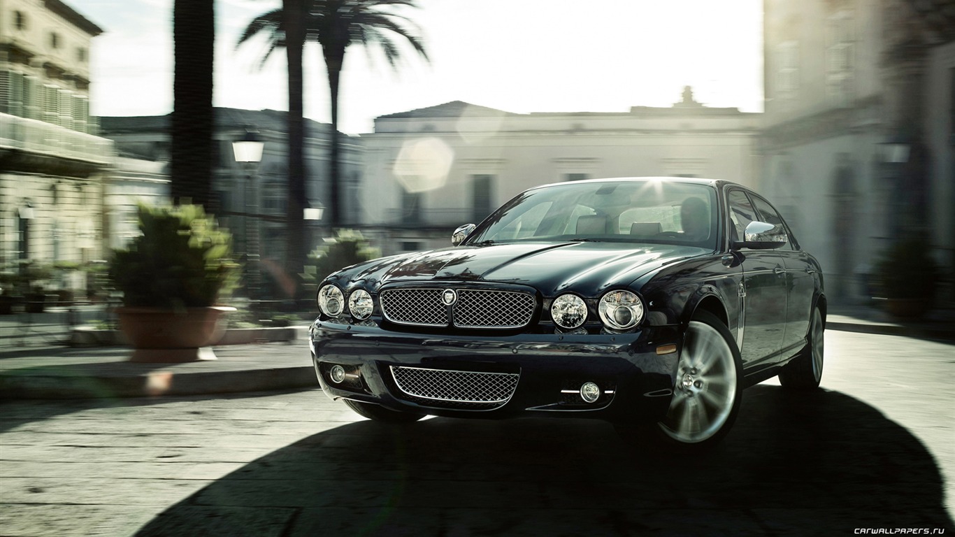 Jaguar XJ Portfolio - 2009 fonds d'écran HD #2 - 1366x768