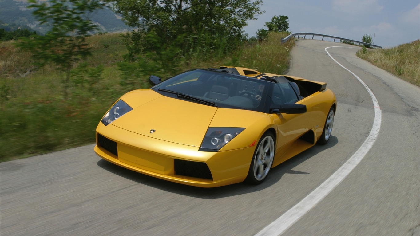 Lamborghini Murcielago Roadster - 2004 fonds d'écran HD #3 - 1366x768