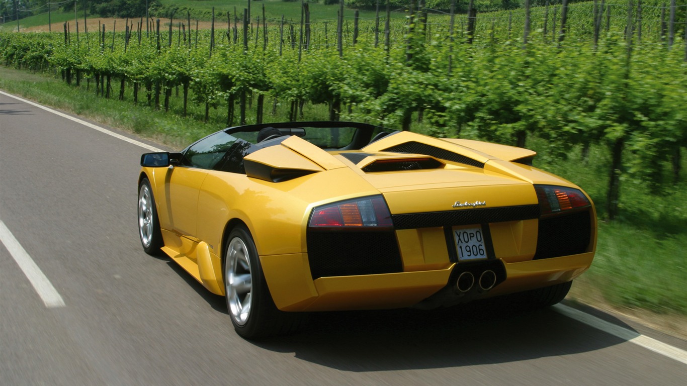 Lamborghini Murcielago Roadster - 2004 HD обои #8 - 1366x768