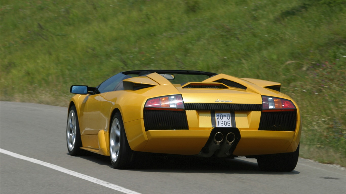 Lamborghini Murcielago Roadster - 2004 HD обои #9 - 1366x768