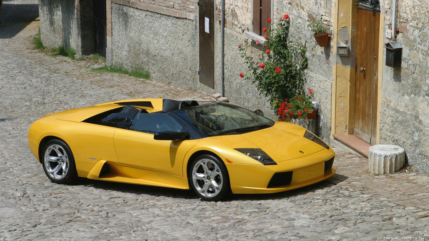 Lamborghini Murcielago Roadster - 2004 HD обои #14 - 1366x768