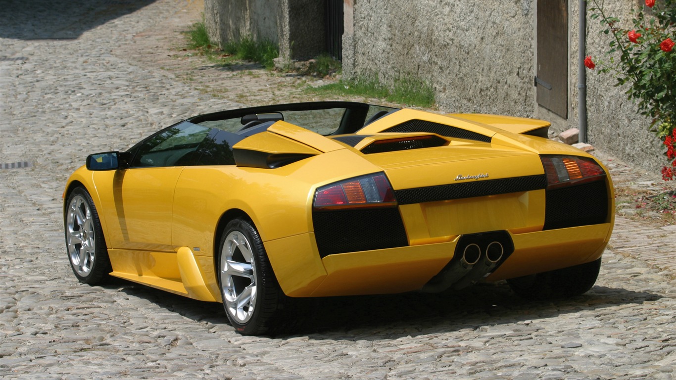 Lamborghini Murcielago Roadster - 2004 HD обои #16 - 1366x768